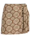 The Roxy Womens Summer Cocktail Skirt in Portobella Tropical Tile