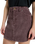 The Roxy Womens Rainfall Mini Corduroy Skirt in Huckleberry