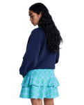 Tuesdays Mini Skirt in Airy Blue If Plaid