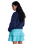 Tuesdays Mini Skirt in Airy Blue If Plaid