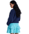 Tuesdays Mini Skirt in Airy Blue If Plaid