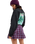 The Roxy Womens Remix Rebel Mini Skirt in Blackberry Wine Purple Plaid