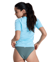 Whole Hearted Rash Vest in Tanager Turquoise