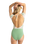 The Roxy Womens Hibiscus Daze Short Sleeve Onesie Swimsuit in Basil Party Waves