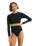 The Roxy Womens Active Colourblock Onesie Swimsuit in Anthracite