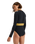 The Roxy Womens Active Colourblock Onesie Swimsuit in Anthracite