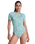 Sun Babe Onesie Swimsuit in Oil Green Wildside Paisley
