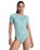 Sun Babe Onesie Swimsuit in Oil Green Wildside Paisley