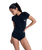 Essentials Zip Onesie in Anthracite