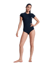 Essentials Zip Onesie in Anthracite