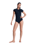 Essentials Zip Onesie in Anthracite