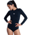 Essentials Back Zip Onesie Swimsuit in Anthracite