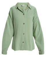 The Roxy Womens Morning Time Shirt in Basil