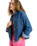 The Roxy Womens Another Reflect Denim Shirt Jacket in Medium Blue