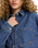 The Roxy Womens Another Reflect Denim Shirt Jacket in Medium Blue