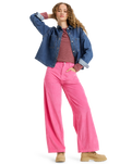 The Roxy Womens Another Reflect Denim Shirt Jacket in Medium Blue