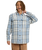 The Roxy Womens Let It Go Flannel Shirt in Blueblizz Mariachi Plaid