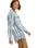 The Roxy Womens Let It Go Flannel Shirt in Blueblizz Mariachi Plaid