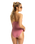 The Roxy Womens Beach Classics Bandeau One Piece Swimsuit in Heather Rose