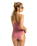The Roxy Womens Beach Classics Bandeau One Piece Swimsuit in Heather Rose