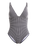 The Roxy Womens Gingham One Piece Swimsuit in Anthracite