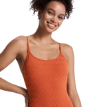 Current Coolness One Piece Swimsuit in Ginger Spice