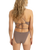 The Roxy Womens Lasca One Piece Swimsuit in Deep Taupe