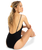 The Roxy Womens Camilo One Piece Swimsuit in Anthracite