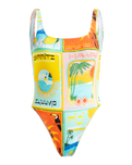 The Roxy Womens Atlas One Piece Swimsuit in Skyway