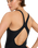 The Roxy Womens Active One Piece Boyleg Swimsuit in Anthracite