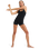 The Roxy Womens Active One Piece Boyleg Swimsuit in Anthracite