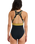 The Roxy Actve High Performance One Piece Swimsuit in Anthracite Big Flowers | Available at Anns Cottage