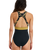 The Roxy Actve High Performance One Piece Swimsuit in Anthracite Big Flowers | Available at Anns Cottage