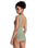 Love Elongated One Piece Swimsuit in Oil Green