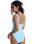 Palm Dreams One Piece Swimsuit in Tanager Turquoise