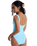 Palm Dreams One Piece Swimsuit in Tanager Turquoise