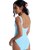 Palm Dreams One Piece Swimsuit in Tanager Turquoise