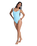 Palm Dreams One Piece Swimsuit in Tanager Turquoise