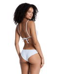 Island Tiki Cheeky Bikini Set in Coconut Milk