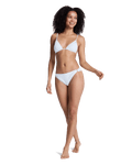 Island Tiki Cheeky Bikini Set in Coconut Milk