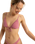 The Roxy Womens Beach Classics Strappy Tri Bikini Top in Heather Rose