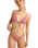 The Roxy Womens Beach Classics Strappy Tri Bikini Top in Heather Rose