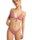 The Roxy Womens Beach Classics Strappy Tri Bikini Top in Heather Rose