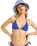 Aruba Tiki Tri Bikini Top in Dazzling Blue