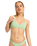 The Roxy Womens Aruba Bralette Bikini Top in Sprucetone