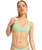 The Roxy Womens Aruba Bralette Bikini Top in Sprucetone