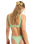 The Roxy Womens Aruba Bralette Bikini Top in Sprucetone