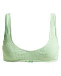 The Roxy Womens Aruba Bralette Bikini Top in Sprucetone