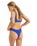 The Roxy Womens Aruba Bralette Bikini Top in Dazzling Blue