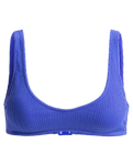The Roxy Womens Aruba Bralette Bikini Top in Dazzling Blue